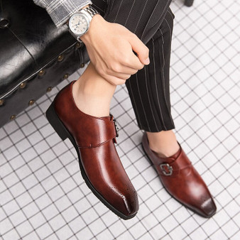 Italy Luxury Men Formal Leather Shoes