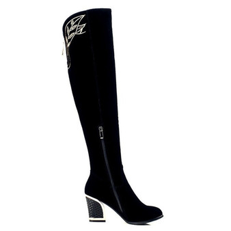 Sexy Over-the-knee Thick High Heels Women High Boots