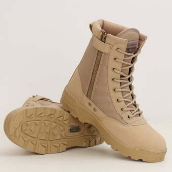 Fashion Men‘s Ankle Lace-up Combat Boots