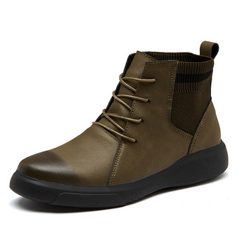 Fashion Trend Genuine Leather Men Boots