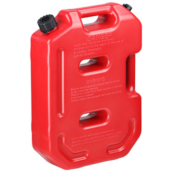 2.5 Gallon Plastic Stackable Ultra-Portable Gasoline Fuel Tank Container - Gas Can