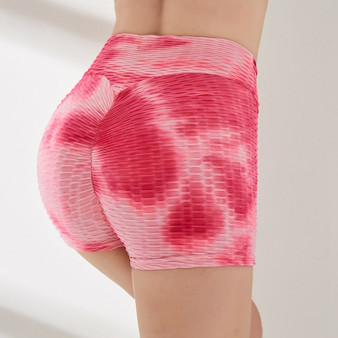 Narrots Anti-Cellulite Tie-Dye Booty Shorts