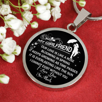 To My Girlfriend Gift Perfect Gift Girlfriend - Girlfriend And Boyfriend Necklace - Love You So Much 1019gs