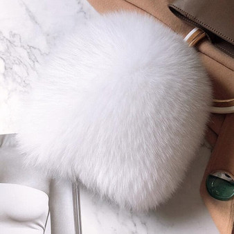 2020 New Luxury 100% Natural Real Fox Fur Hat Women Winter Knitted Real Fox Fur Bomber Cap Girls Warm Soft Fox Fur Beanies Hats