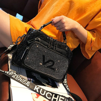 New Arrival Durable High-Quality Ladies Hand Bags Diamond Bag Luxury Women Handbags Brand 2020 Rhinestone Ita Tote Shoulder Bag