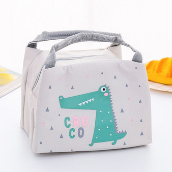 MODYCON Cartoon Cute Lunch Bag For Women Girl Kids Children Thermal Insulated Lunch Box Tote Food Picnic Bag Milk Bottle Pouch