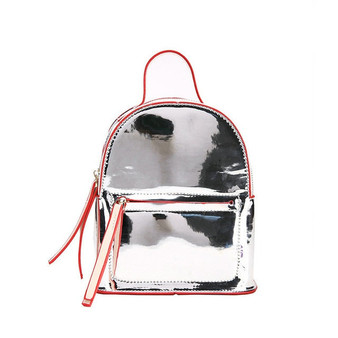 Rdywbu Shiny Patent PU Leather Backpack Girls New Cute Laser Travel Bag Small Fashion Mochilas Feminina Schoolbag Back Pack B451