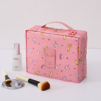 FUDEAM Polyester Multifunction Women Travel Storage Bag Toiletries Organize Cosmetic Bag Portable Female Storage Make Up Cases