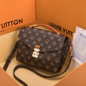 Women's Purses and Handbags Luxury Designer Bag 2020 New Fashion Real Cowhide Leather Single Shoulder Messenger Bag Louis Brand
