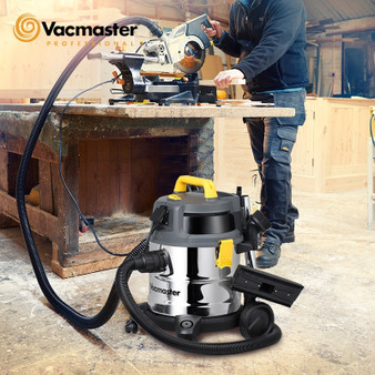 Vacmaster Construction vacuum cleaner, Powerful, 1600W, 20L, Wet and Dry Vacuum Cleaner for Home, Cyclone Dust Collector