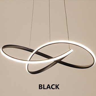 Post Modern Irregular LED Chandelier Light Aluminum Acrylic Ceiling Hanging Lamp Dining Room Pendant Restaurant Suspension Light