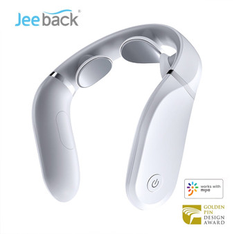 Jeeback G2 Neck Massager Electric Cervical Massager  Hot Compress L-Shaped Wear 360°Floating Massage Work With Mijia App