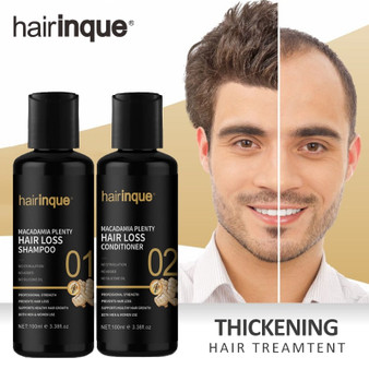 Macadamia Thickening Hair Shampoo & Conditioner Set Enhance for Hair Regrowth Gift Set Plenty Lossing Hair Treatment