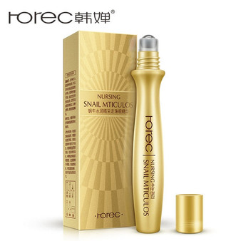 ROREC Anti-Wrinkle Snail Eye Serum Collagen Essence for Eyes Anti Puffiness Against Bags Hyaluronic Acid Moisturizing Cream 15ml