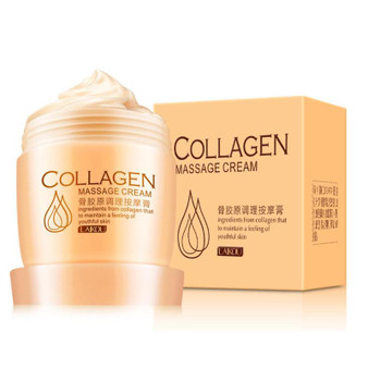 LAIKOU Collagen Massage Cream Whitening Cream Firming Skin Care Exfoliate Deep Pore Cleansing Oil Balance Cream 80g