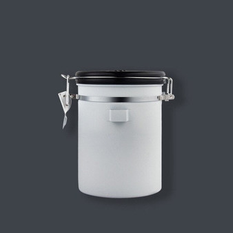 Coffee Bean Storage Tank 304 Stainless Steel Sealed Tank with Exhaust Valve Milk Powder Jar Tea Pot Kitchen Grains Storage Jar