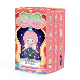 POP MART Pucky Circus for single box Toys figure Blind box birthday Gift free shipping