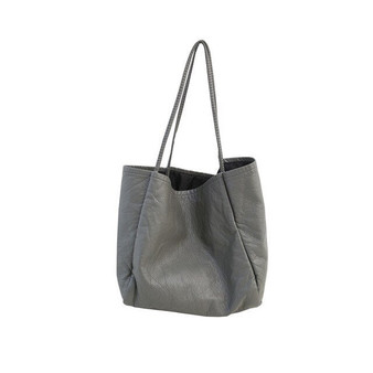 Youda Original Design Solid Color PU Material Handbag Large-capacity Shopping Women's Tote Classic Style Ladies Shoulder Bag
