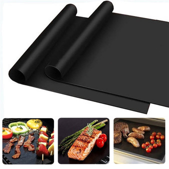 Kitchen Gadgets Non-stick BBQ Grill Mat 40*33cm Baking Mat Cooking Grilling Sheet Heat Resistance Easily Cleaned Kitchen