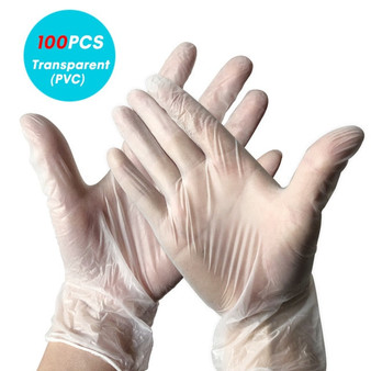100/50Pcs Disposable Gloves Latex Nitrile Rubber Household Kitchen Dishwashing Gloves Work Garden Universal Left and Right Hand