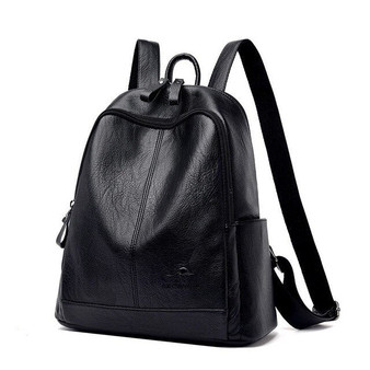 ACELURE Casual Fashion High Capacity Backpack Large Soft PU Leather Backpacks  Solid Teenager Students School Bags Drop Shipping