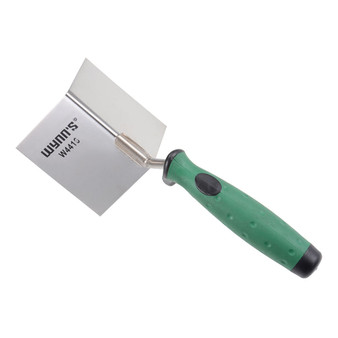 uxcell Outside Corner Trowel 3x2" 90 Angle Stainless Steel Plastic Handle Drywall Tool for Plaster Concrete Sheetrock