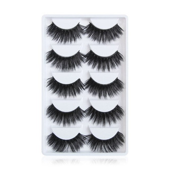 New 5 pairs false eyelashes Natural/Thick Long fake lashes makeup 3d mink lashes eyelash extension mink eyelashes for beauty