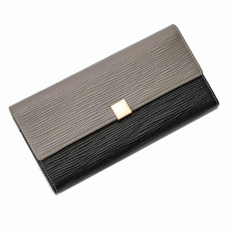 San Maries Genuine Leather Women Wallets Female Famous Woman Candy Clutch Money Bag Card Holder Hasp Patchwork Phone Pockets