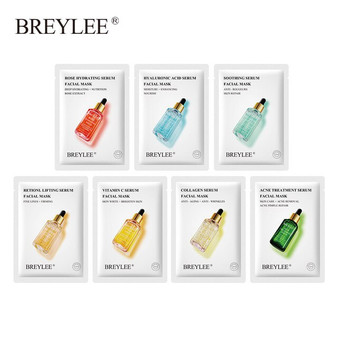 BREYLEE Collagen Face Sheet Mask Retinol Vitamin C Whitening Acne Treatment Serum Moisturizer  Facial Skin Care Anti Aging 7pcs