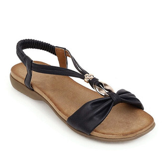 BESCONE Sandals Women Leisure Comfortable Slip-On Flats Summer New Handmade Ladies Sandals Fashion Casual Women's Shoes BO666
