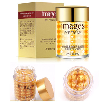 Images Gold Eye Cream Collagen Hydra Moisturizing Eye Gel Remove Eye Bag Anti Puffiness Dark Circles Remove Anti Wrinkles Care