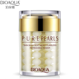 BIOAQUA Natural Pearl Moisturizing Sleeping Mask Face Care Anti Wrinkle Hydrating Oil-Control Night Facial Mask Skin Care Cream