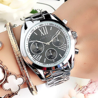 Classic Gold Women Watches Designer Brand Luxury Fashion Quartz Ladies Ctystal Watches Female Clocks Wristwatches Reloj Mujer