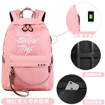 2020 Anime School Bags Backpack Neighbour  Luminous Students Bookbag Laptop Schoolbags Rucksack Portable Leisure Arge Capacity