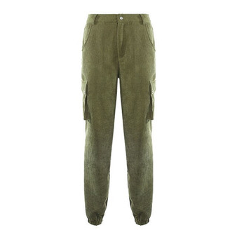 Weekeep Pockets Patchwork High Waist Cargo Pants Women Streetwear Pencil Pants Spring Fashion Autumn Hip Hip Trousers