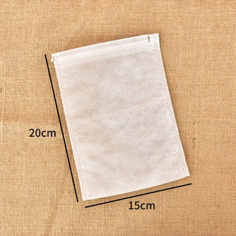 15*20CM Non-woven Tea Bag Large Soup Seasoning Bag Chinese Medicine Disposable Filter Bag Household Tea Accessories