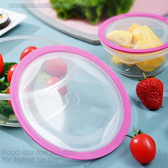 Silicone Fresh-keeping Cover Sealing Cover Special Bowl Cover for Microwave Oven Oil-proof Cover Round Dish Cover For Kitchen