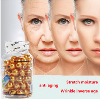 90Pcs/Bottle Snake Venom Extract Face Cream Anti-Wrinkle Whitening Anti Aging Moisturizing Wrinkle Remove 90 Capsules