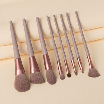 8Pcs Professional Makeup Brushes Set Powder Blush