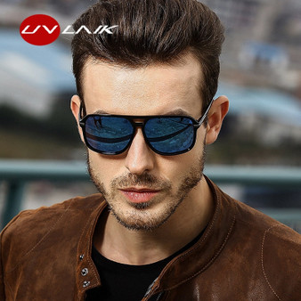 Men Brand Designer Retro Driver Sunglasses UV400 Goggles