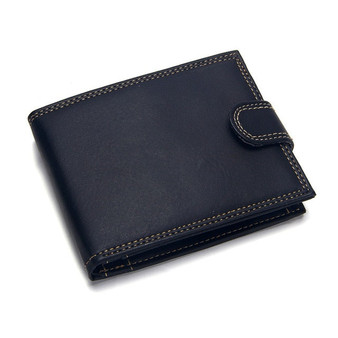 Leather PU Bifold Short Wallets Coin Pouch Multi-functional Cards Wallet