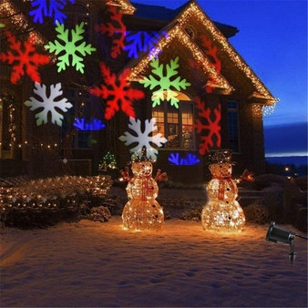 Christmas Snowflake Laser Light Snowfall Projector Moving Snow Outdoor Projector
