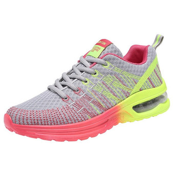 PUIMENTIUA 2019 Shoes Woman Air Mesh Cushion Women Fashion Sneakers Plus Size 42 Ladies Damping Sport Shoes Women's Flats