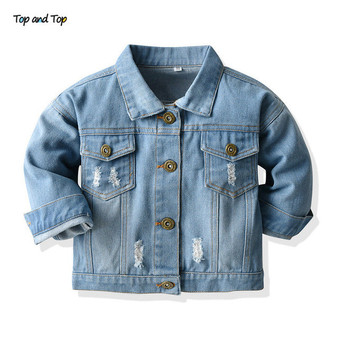 Top and Top Spring Autumn Kids Casual Jacket