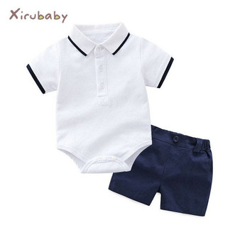 Baby Boy Clothing Set  t-shirts romper+shorts 2pcs