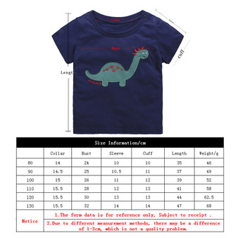 Tem Doger Baby Boy Tops Children T-shirts Kids Summer Dinosaur T-shirt For Boys Clothing Cotton Clothes Boys Tee Shirt