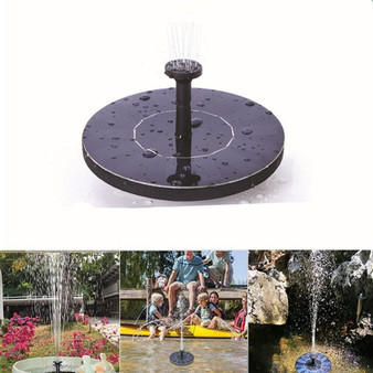 Mini Solar Power Water Fountain Garden Pool Pond 30-45cm