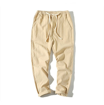 Cotton Joggers Men Solid Men's Harem Pants 2020 Summer Fitness Casual Ankle-Length Mens  Trousers Streetwear Slim Male Pants