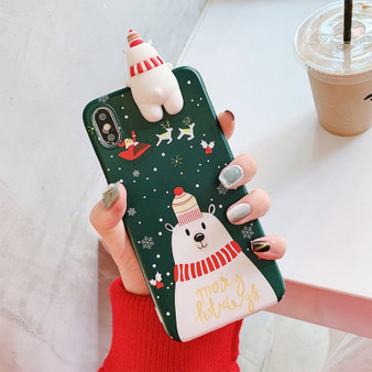【KOOZEAL】 PHONE CASE --- Merry Christmas Couples Phone Case For iPhone XR XS Max 11 6 6s 7 8 Plus X