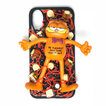 【KOOZEAL】DIY Unique Whipped Cream Effect Phone Case --- Garfield